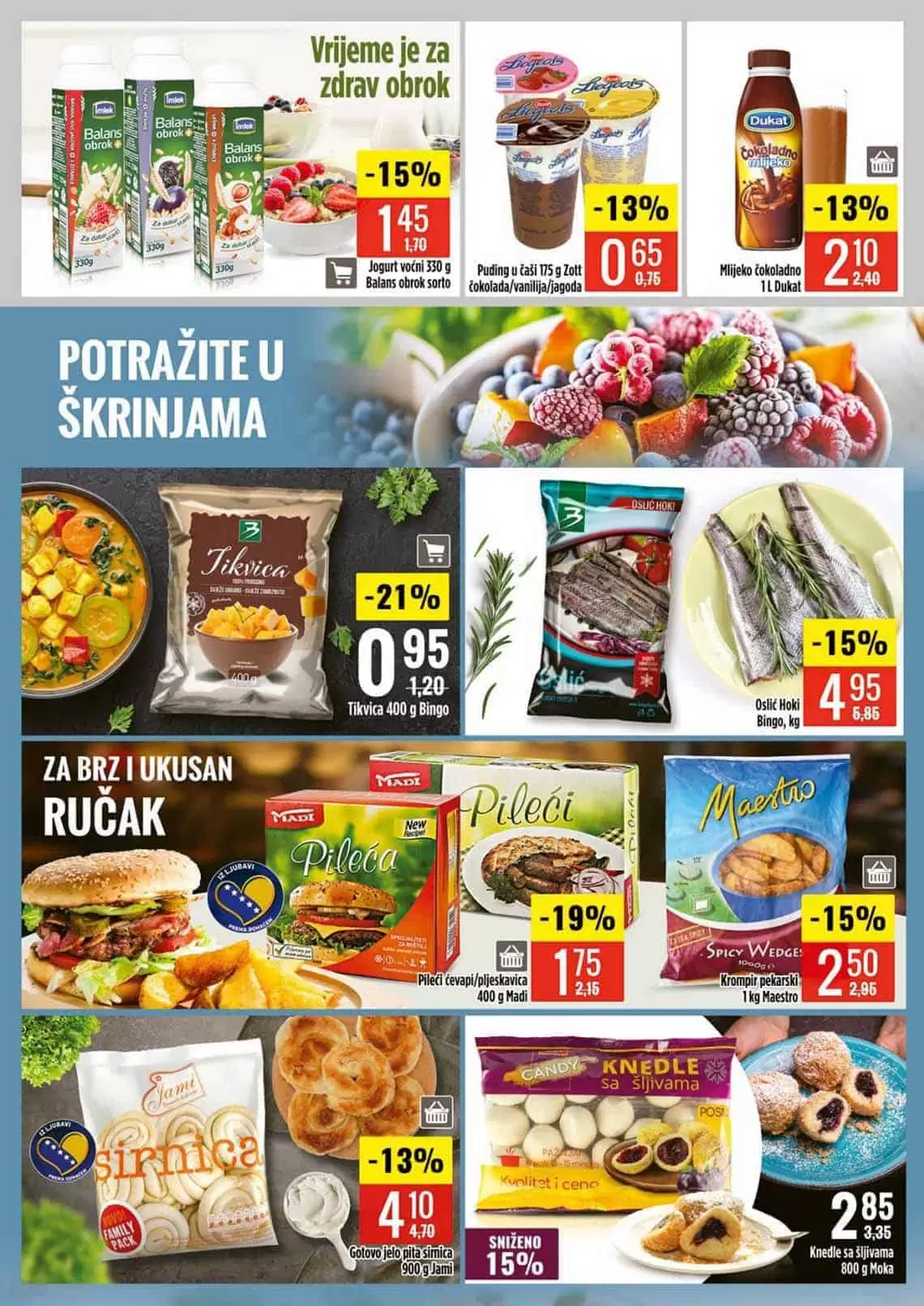 bingo akcijski katalog. snizenje. popust. akcija. snizeno. 