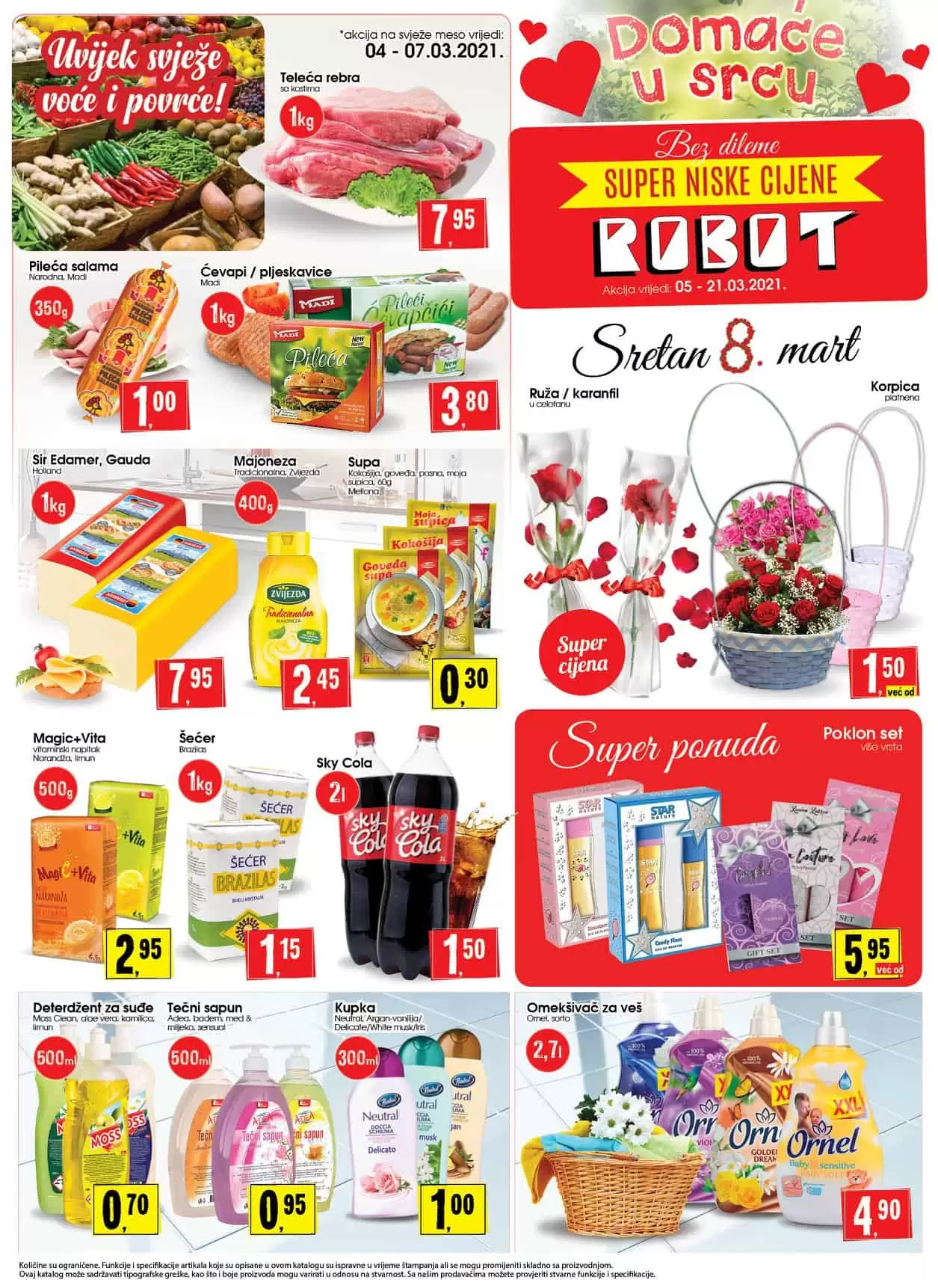 Robot akcijski katalog. snizenje. akcija. popust. snizeno.