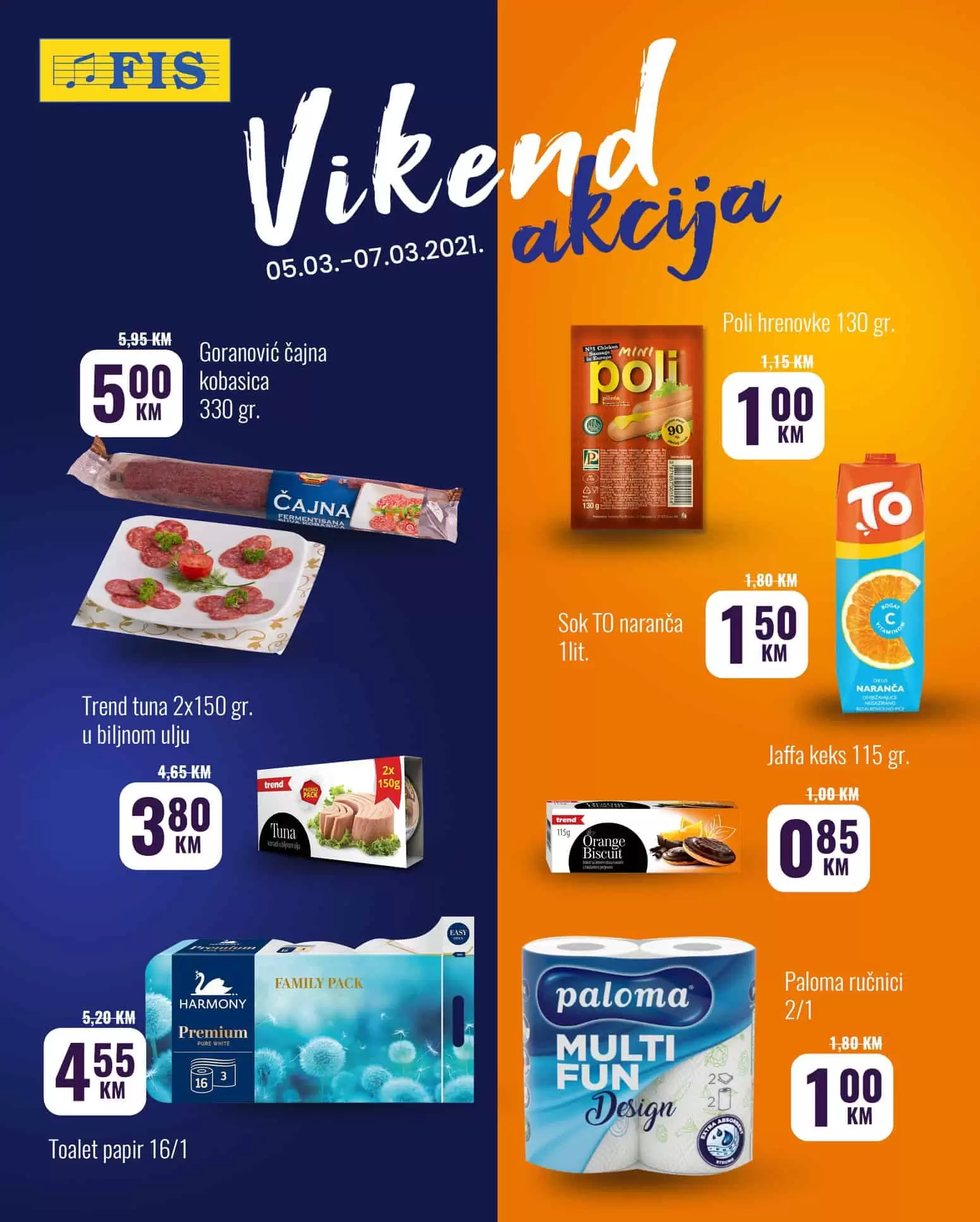 vikend akcija u Fisu. Snizenje fis. akcija fis. katalog fis. fis sarajevo. fis vitez. 