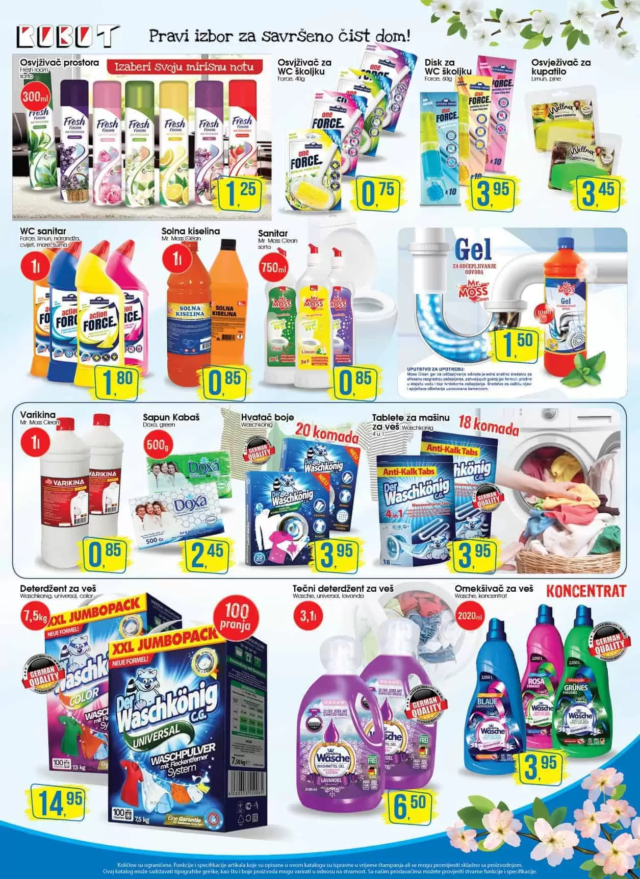 Robot akcijski katalog. snizenje. akcija. popust. snizeno. 