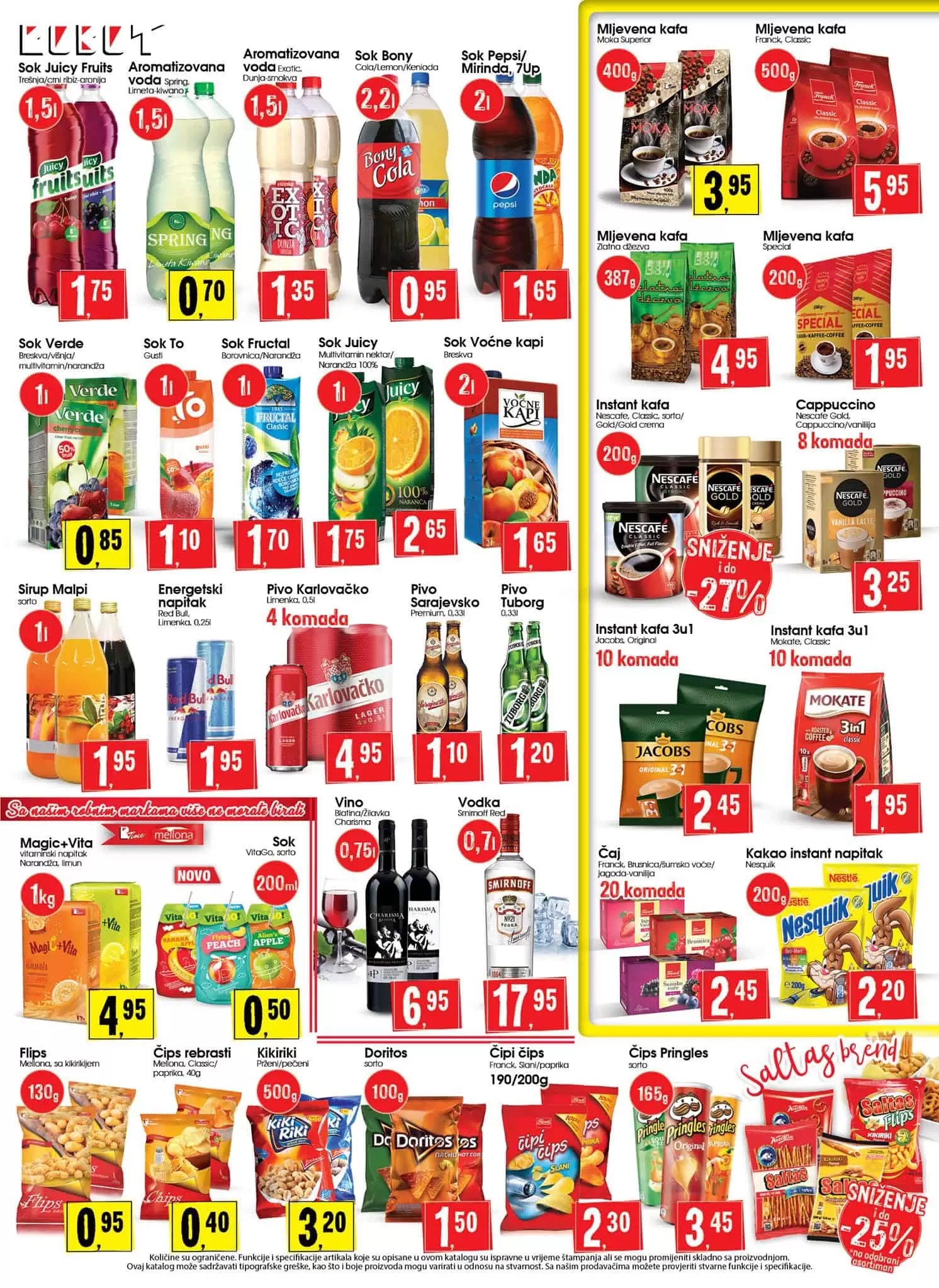 robot akcijski katalog. snizenje skolskog pribora. 