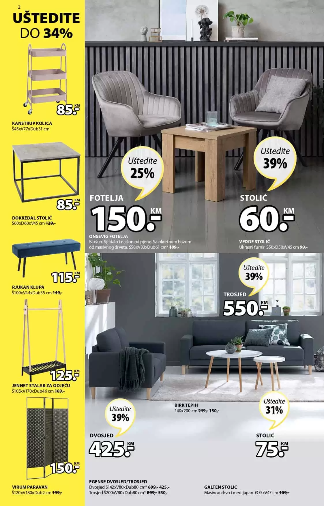 Jysk akcijski katalog. korona virus. snizenje. akcija. popust.