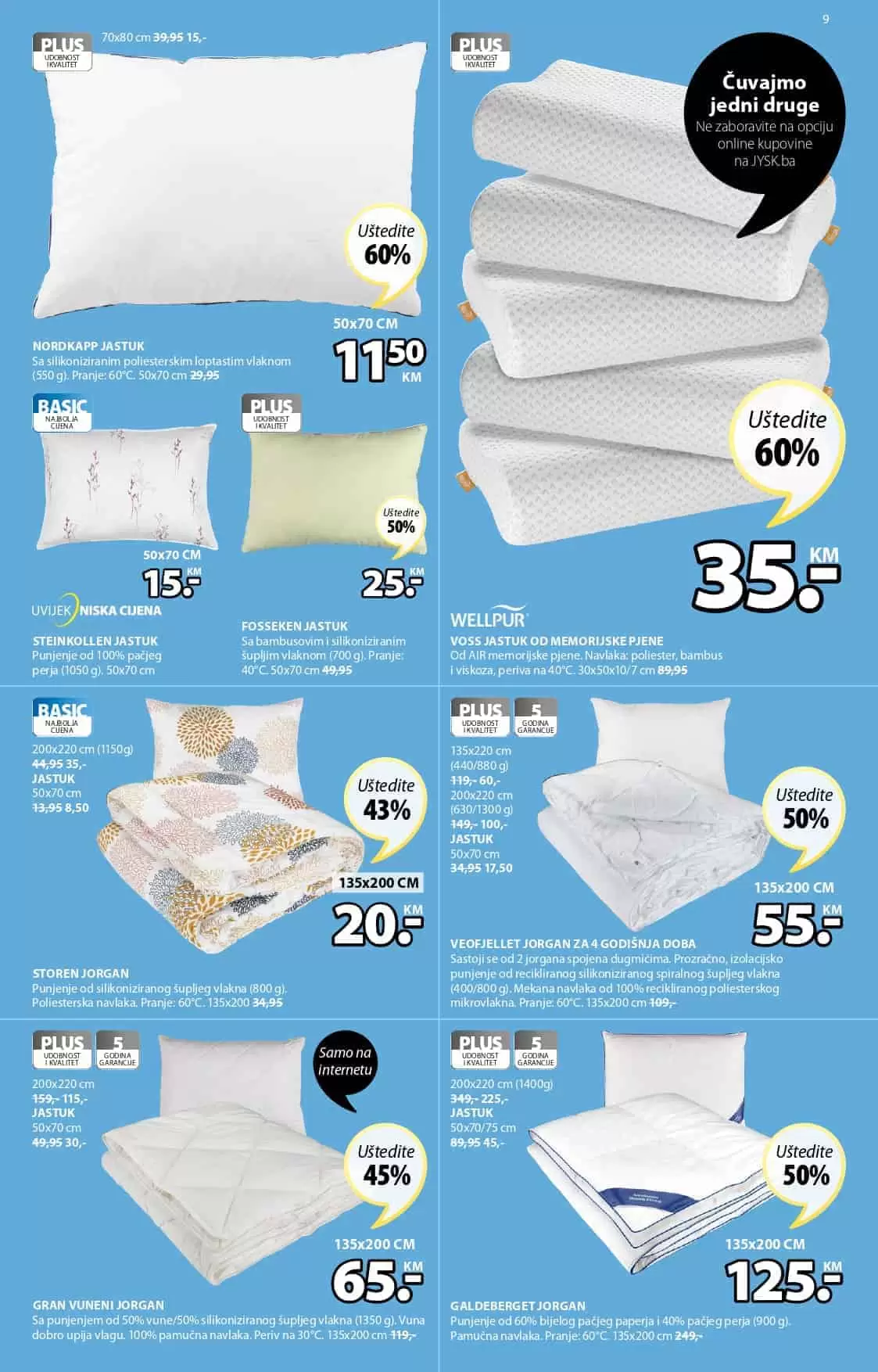 Jysk akcija. Jysk madrac. katalog. popust. snizenje.