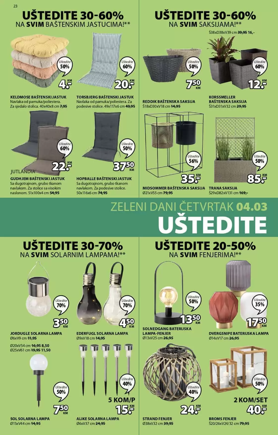 Jysk akcijski katalog. korona virus. snizenje. akcija. popust.