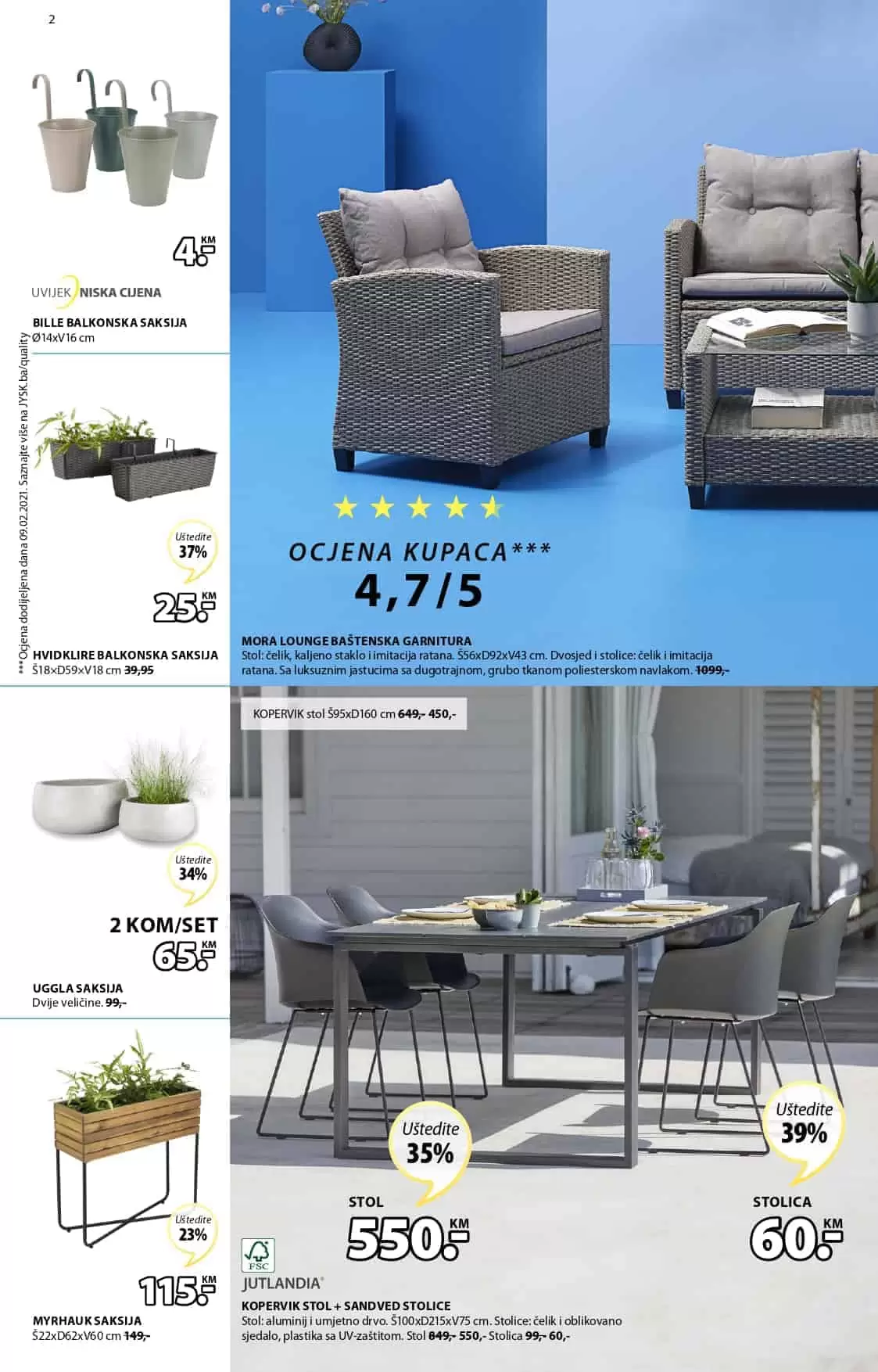 JYSK akcijski katalog. snizenje. popust. akcija. popusti. online kupovina. covid 19. korona virus. 