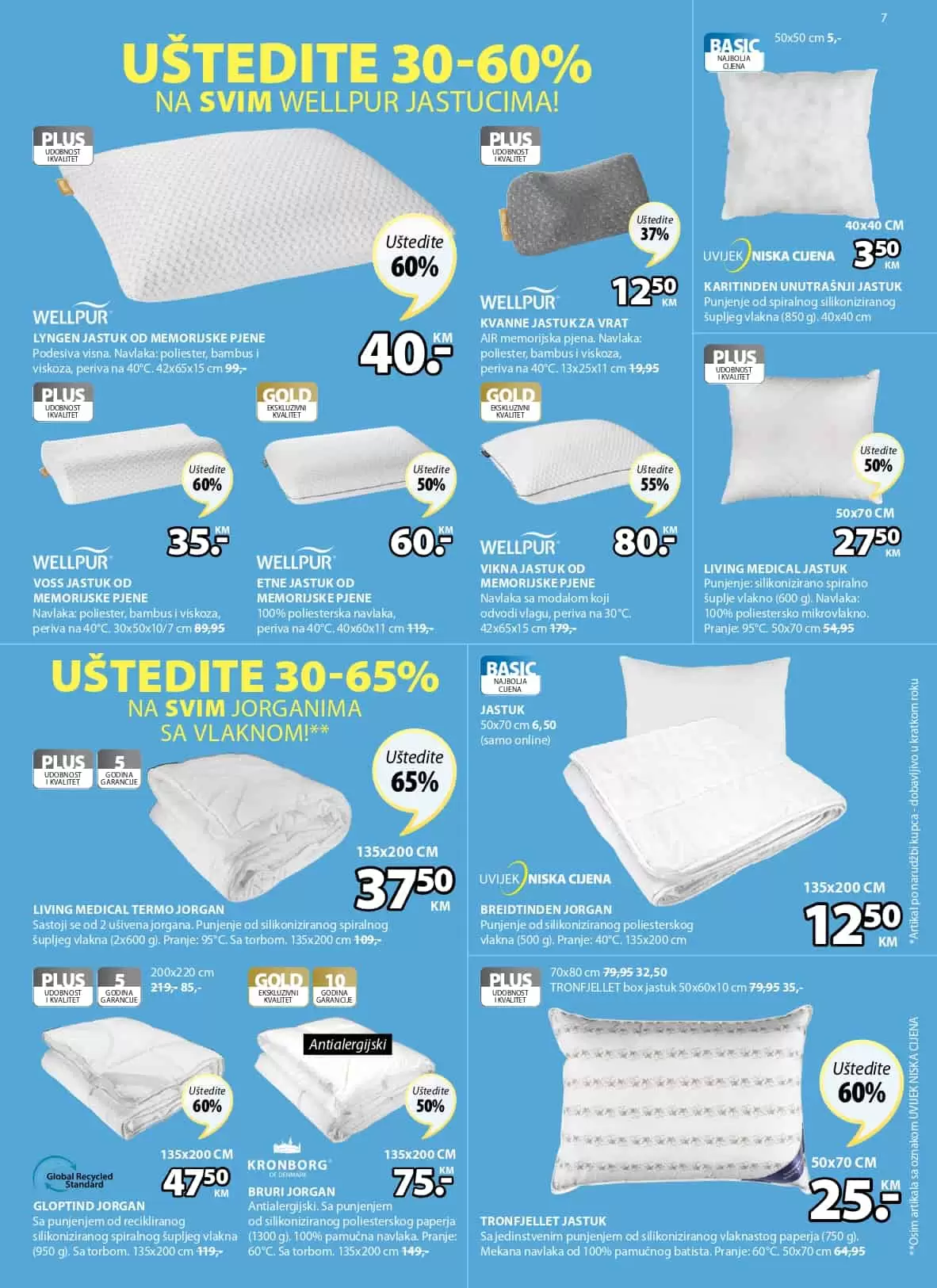 Jysk akcijski katalog. snizenje. popust. Jysk madrac, Jysk rasporodaja.