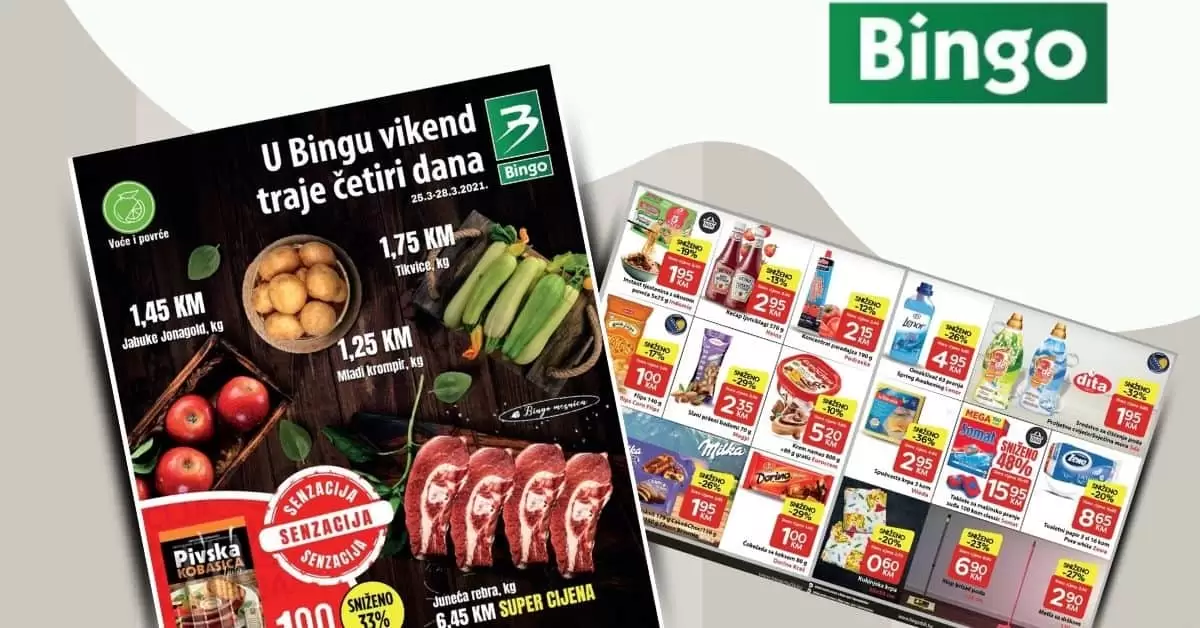 bingo akcijski katalog. bingo snizenje. bingo popusti. bingo magazin plus