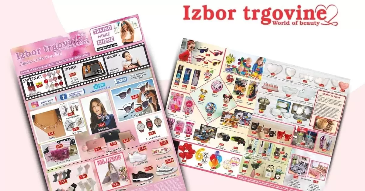 izbor trgovine katalog. izbor trgovine akcija. popust. snizeno. sarajevo. mostar . banja luka.
