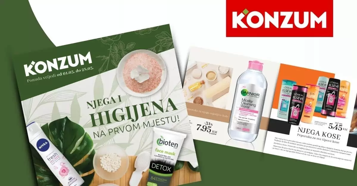konzum katalog. konzum akcija. snizenje. akcija. popust.