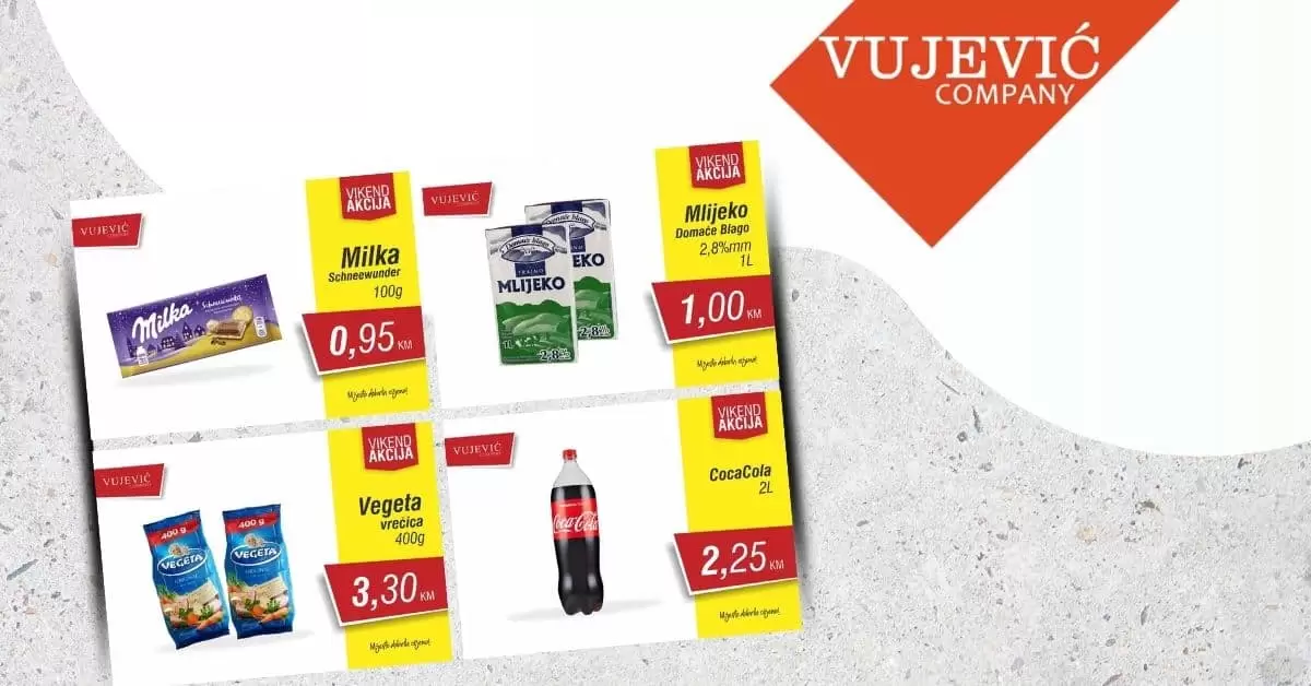 vujevic katalog. vujevic akcija. vujevic zenica. vujevic snizenje.