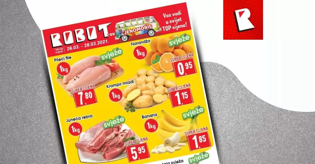 robot akcijski katalog. robot vikend akcija. snizenje. popust.