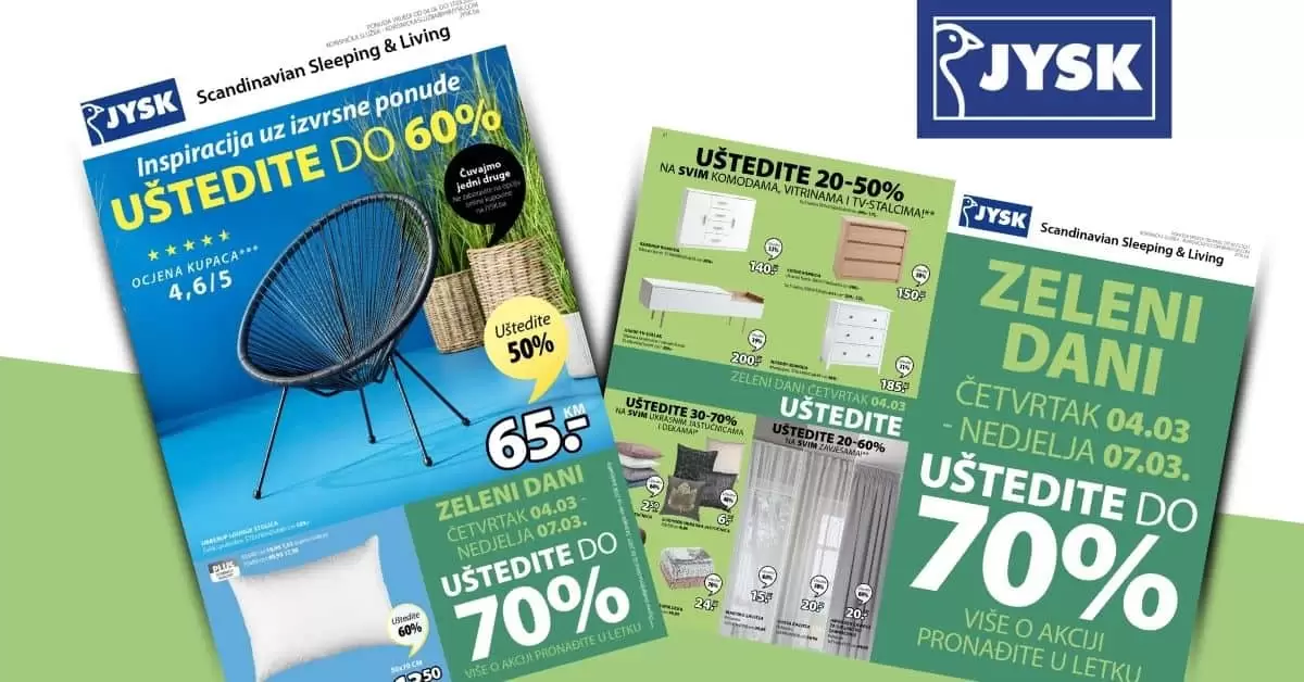 jysk.ba rasprodaja jysk katalog jysk akcija stolice jysk mostar Jysk katalog.