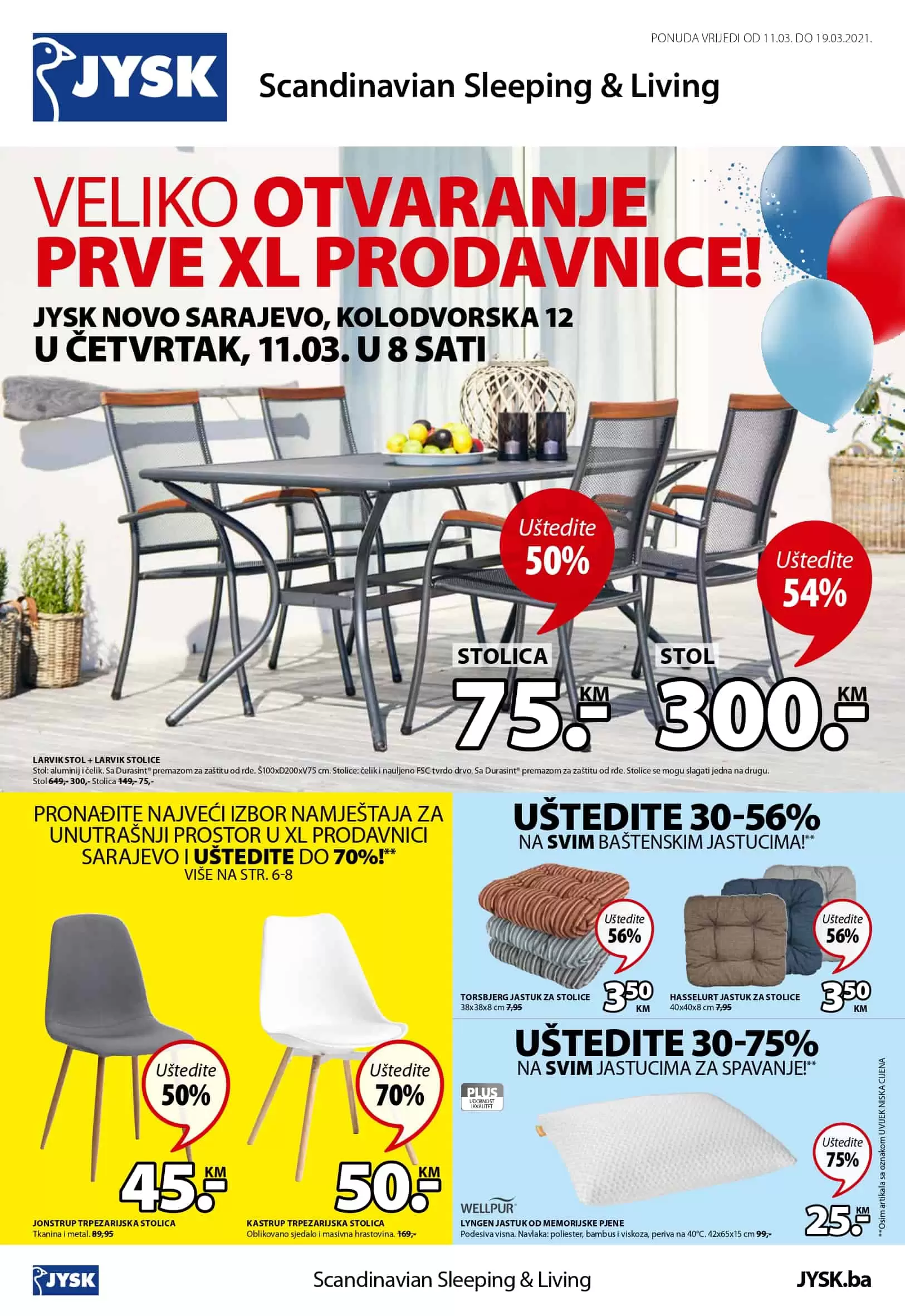 JYSK akcijski katalog. snizenje. popust. akcija. popusti. online kupovina. covid 19. korona virus.