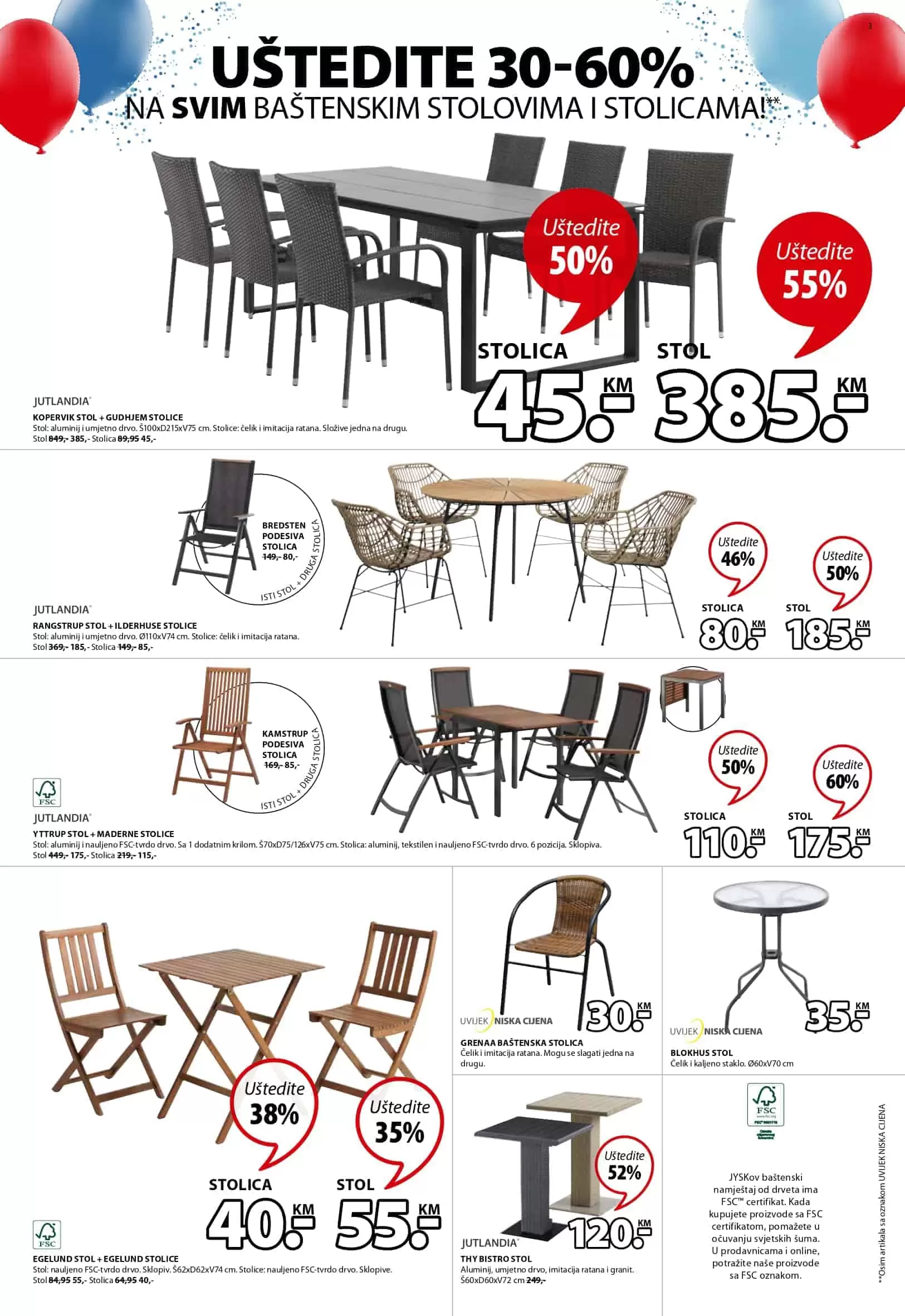 Jysk akcijski katalog. letak. snizeno. snizenje. popust. usteda. usteda novca.