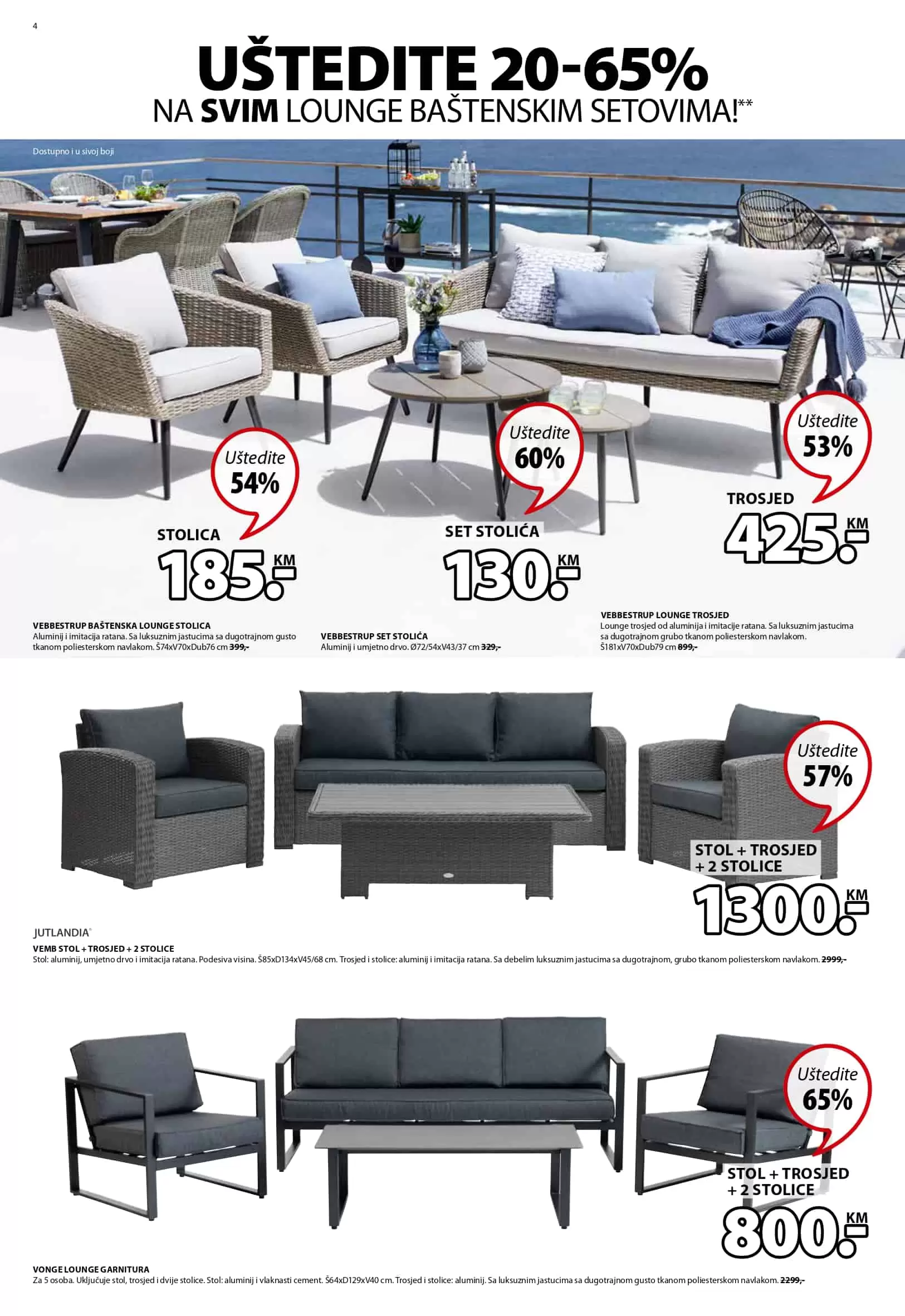 Jysk akcijski katalog. letak. snizeno. snizenje. popust. usteda. usteda novca.