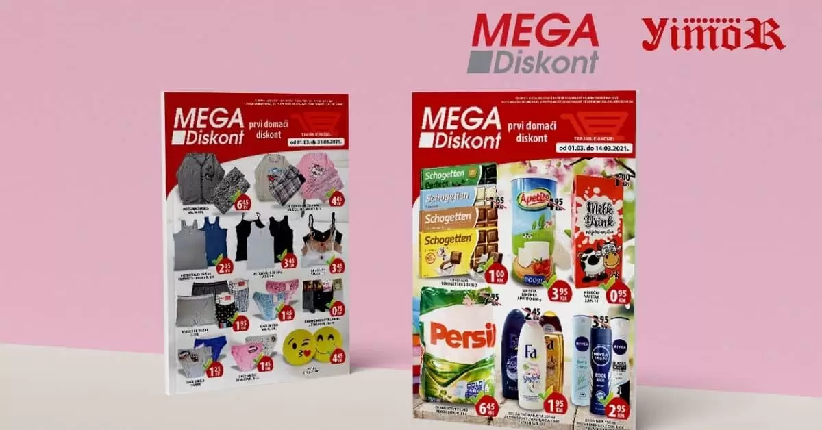 mega diskont super akcija. mega doskont snizenje. yimor super cijene. akcija. popusti. katalozi. najbolje cijene bez dileme
