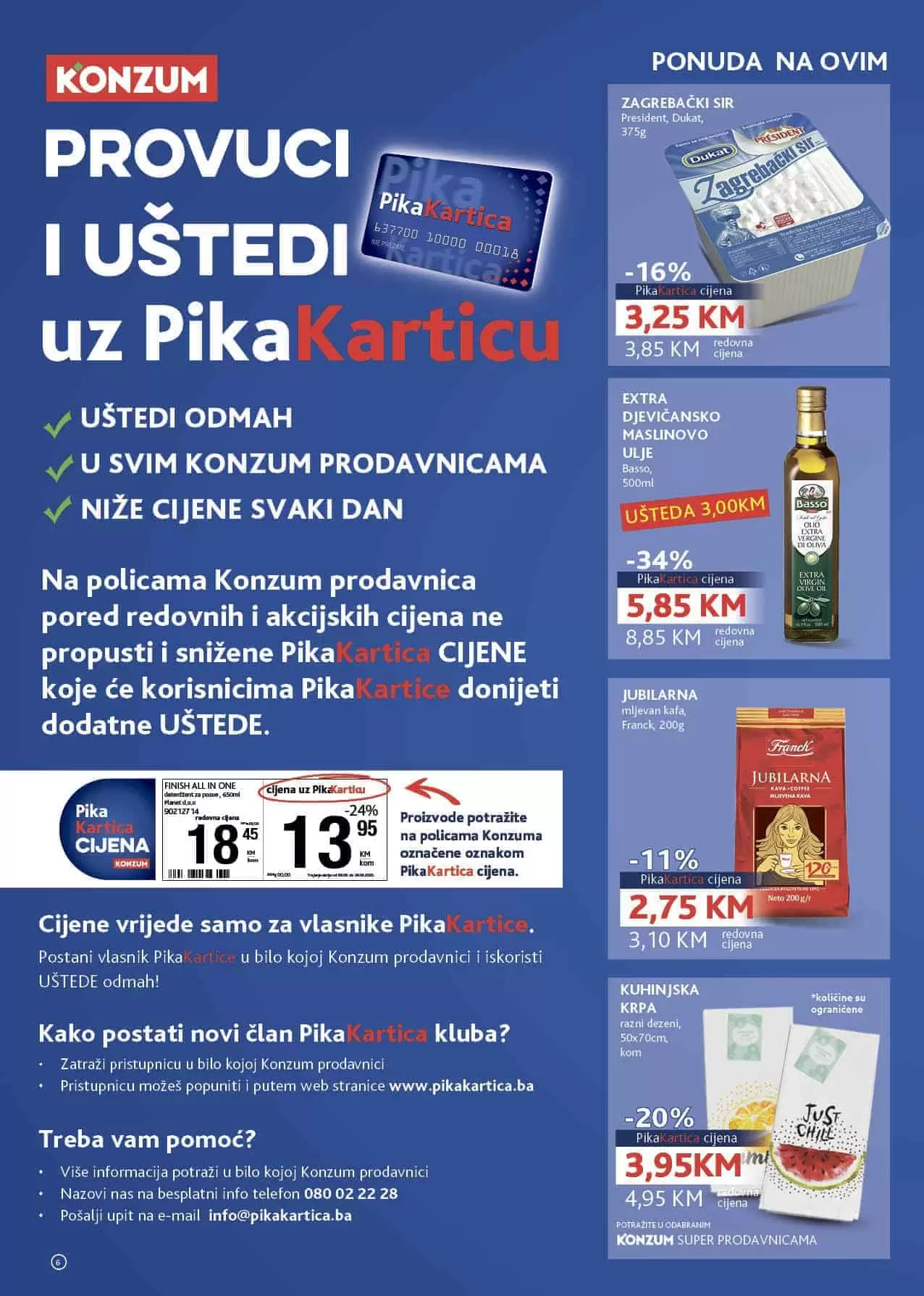 konzum katalog. konzum akcija. snizenje. akcija. popust. 