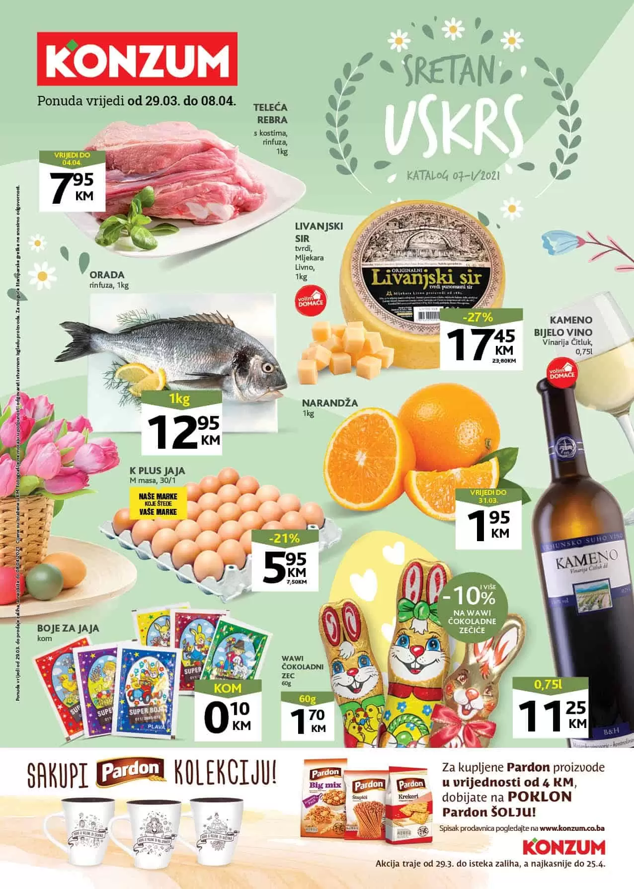 Konzum akcijski katalog. konzum snizenje. konzum akcija. snizeno. popust. katalog.  