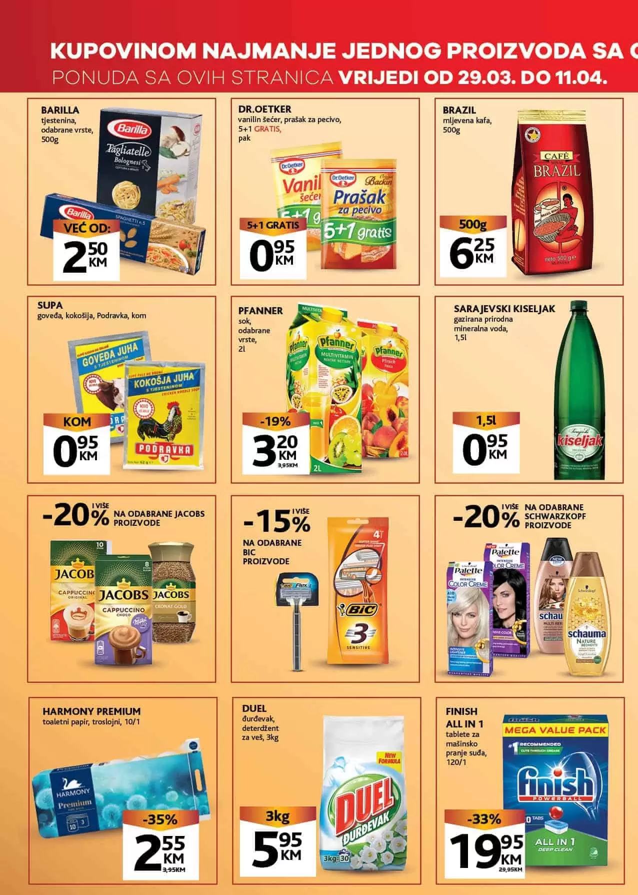 konzum gastro odjel . snizenje. akcija. 