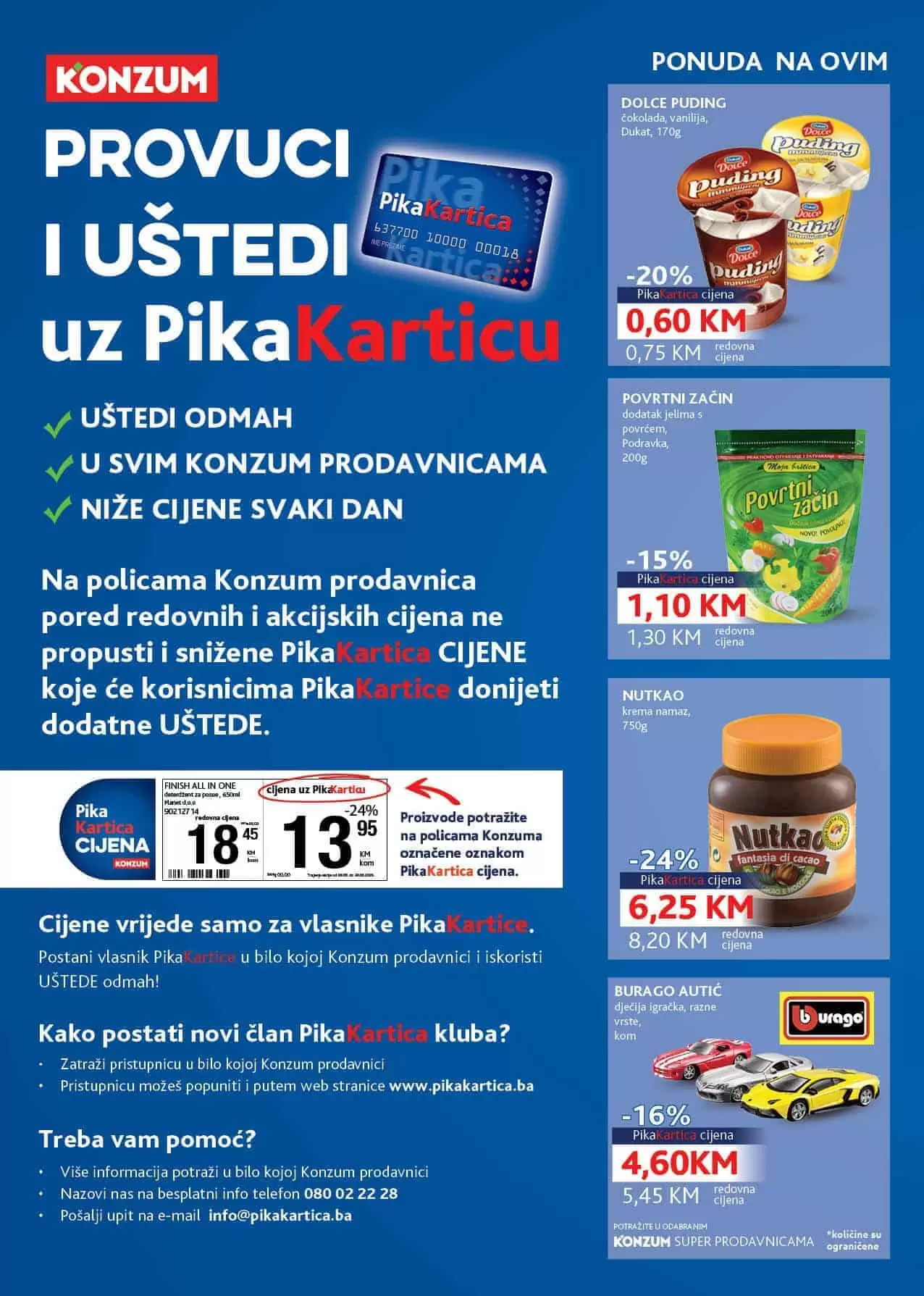 konzum katalog. konzum akcija. snizenje. akcija. popust. 