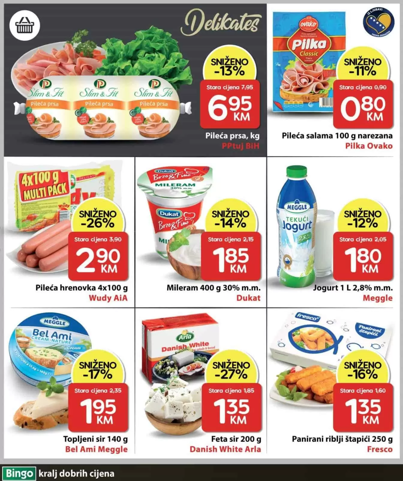 Bingo super akcija. bingo kljad dobrih cijena. snizeno. akcija. popust. 