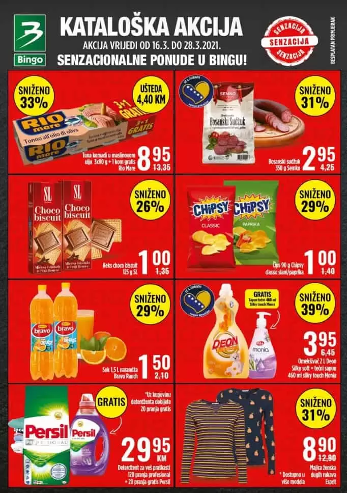 bingo katalog. bingo tuzla.snizenje. akcija. popust.