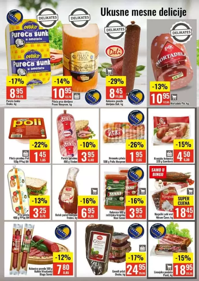 bingo akcijski katalog. bingo snizenje. bingo popusti. bingo magazin plus