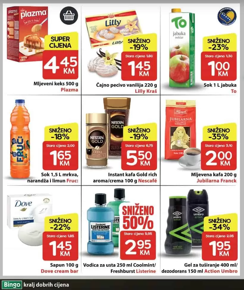 bingo katalog. bingo tuzla.snizenje. akcija. popust. 