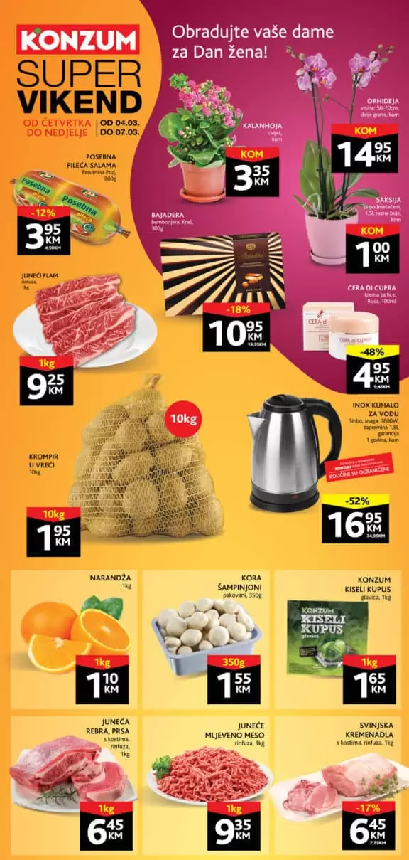 Konzum akcijski katalog. konzum snizenje. konzum akcija. snizeno. popust. katalog. 