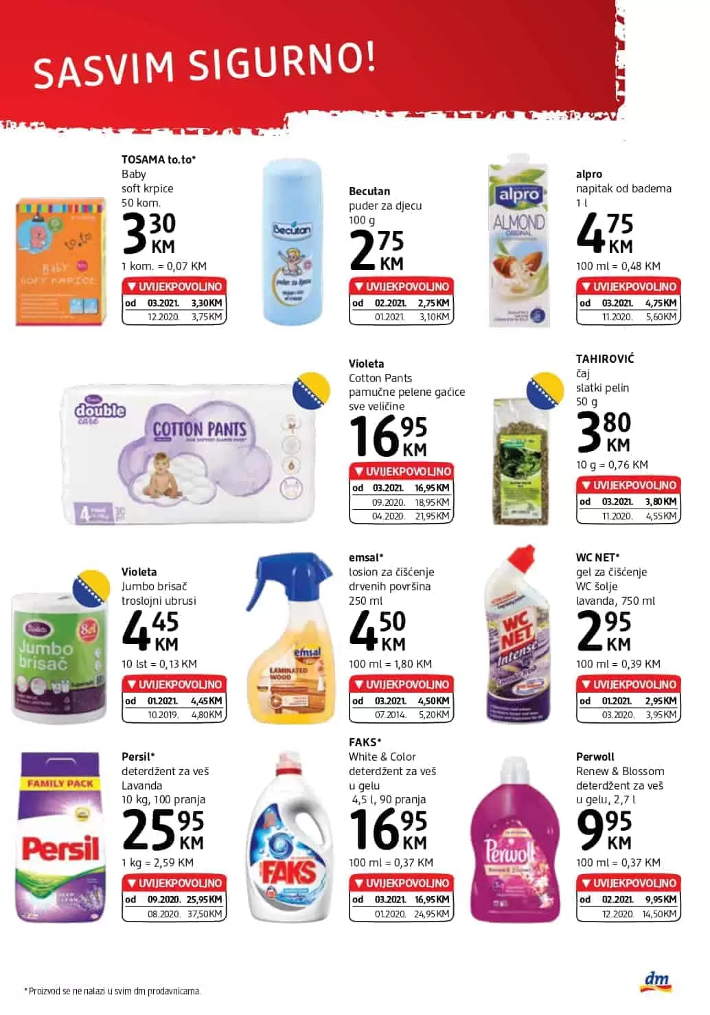 alverde. balea. dm market. 