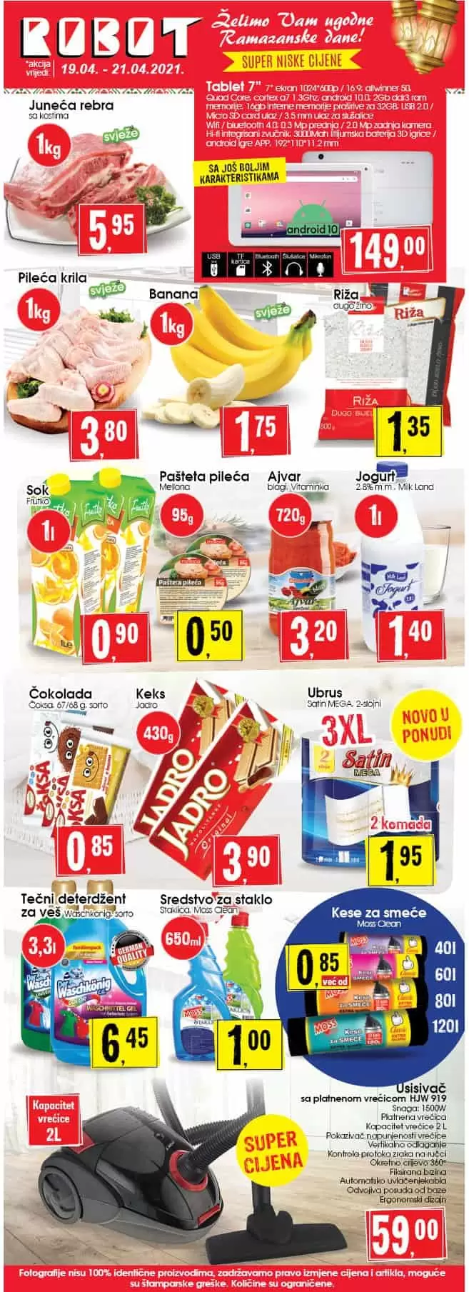 Robot akcijski katalog. robot katalog. kataloska akcija. snizenje. popust.