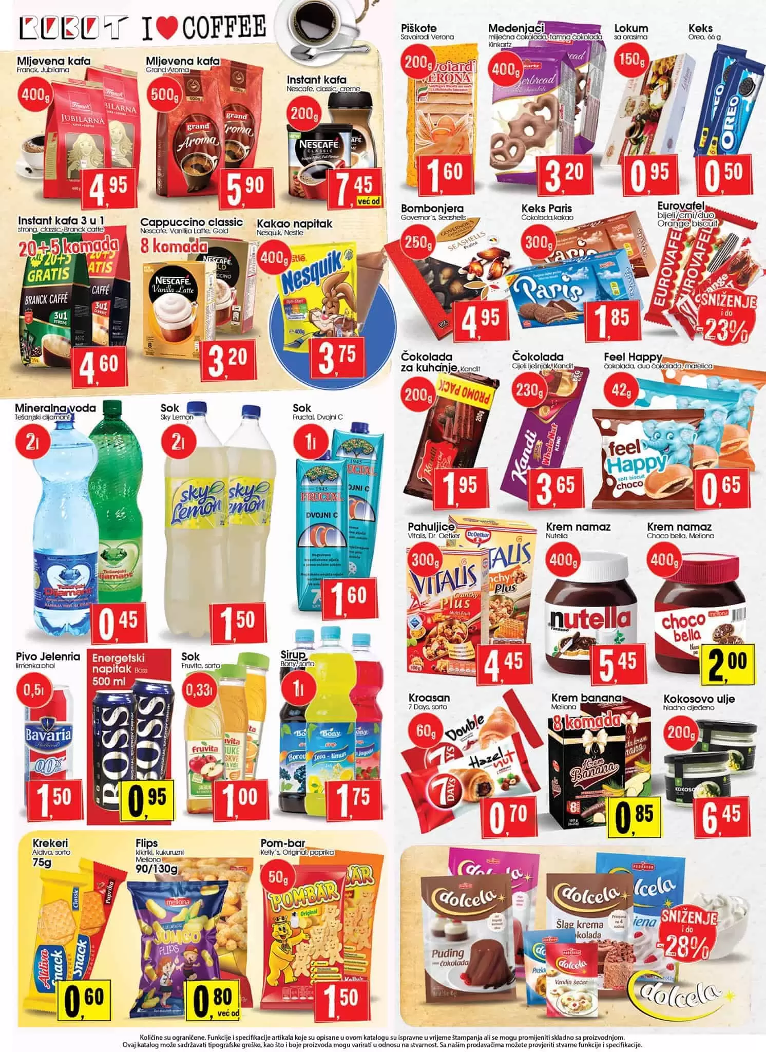 Robot akcijski katalog. snizenje. akcija. popust. snizeno. 