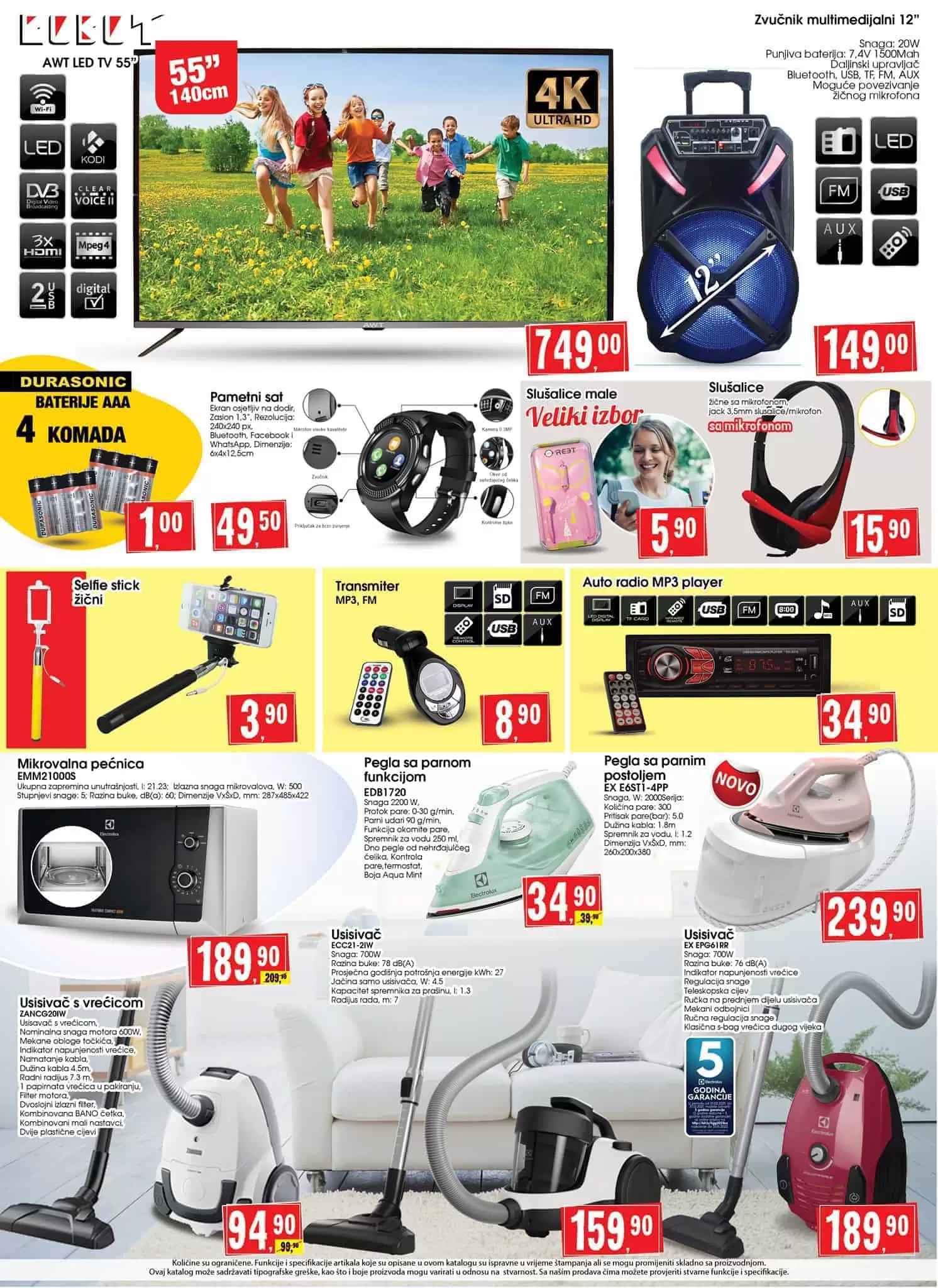 Robot akcijski katalog. snizenje. akcija. popust. snizeno. 