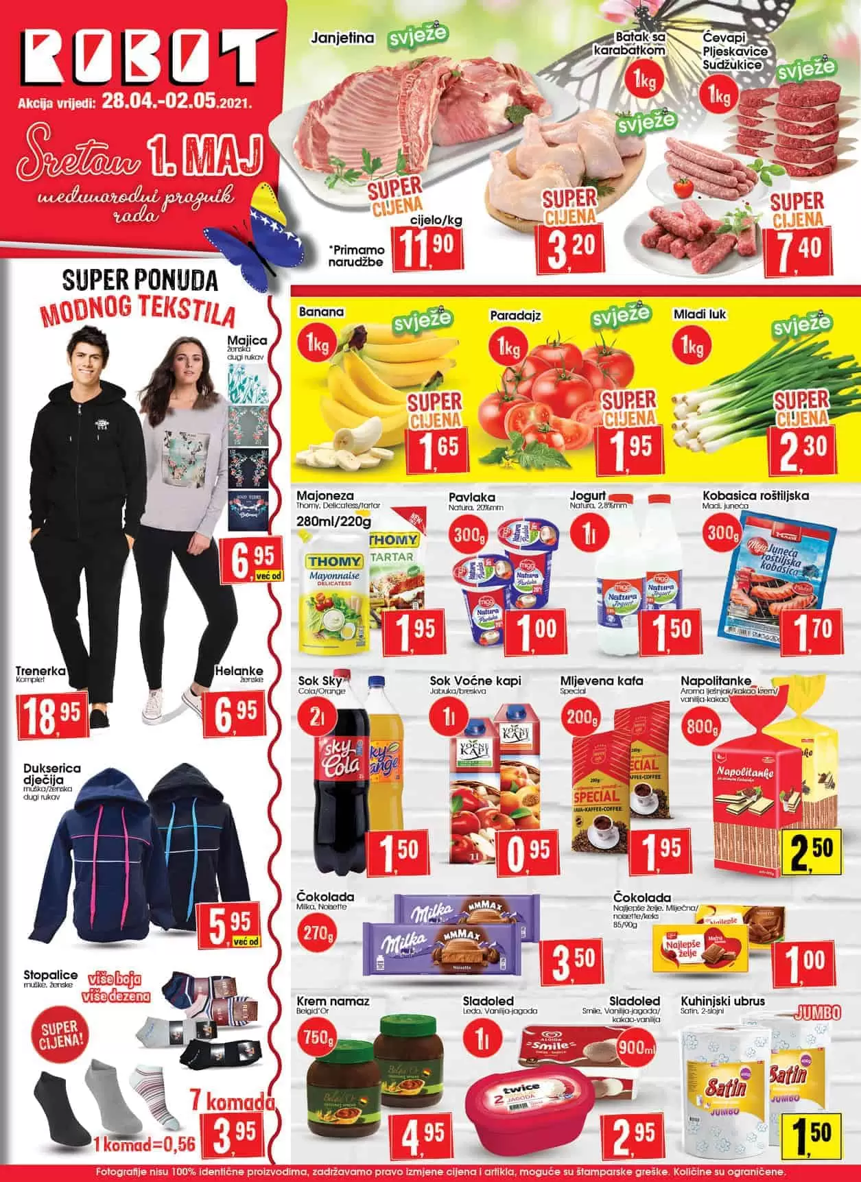 Robot akcijski katalog. snizenje. akcija. popust. snizeno. 