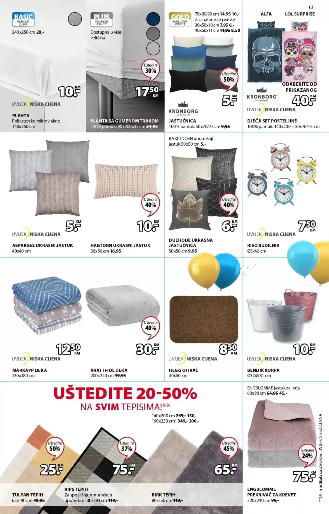 namjestaj. snizenje. jysk. akcija. popust. nadmadrac