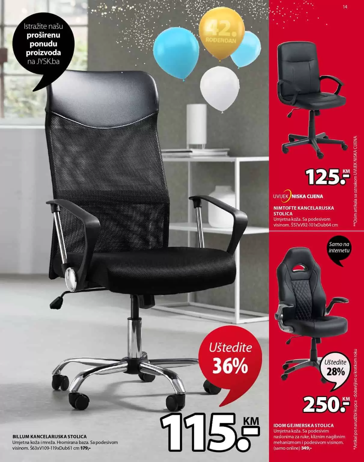 Jysk akcijski katalog. letak. snizeno. snizenje. popust. usteda. usteda novca. 