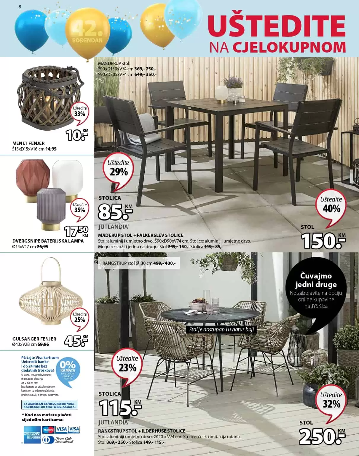 Jysk akcijski katalog. letak. snizeno. snizenje. popust. usteda. usteda novca.