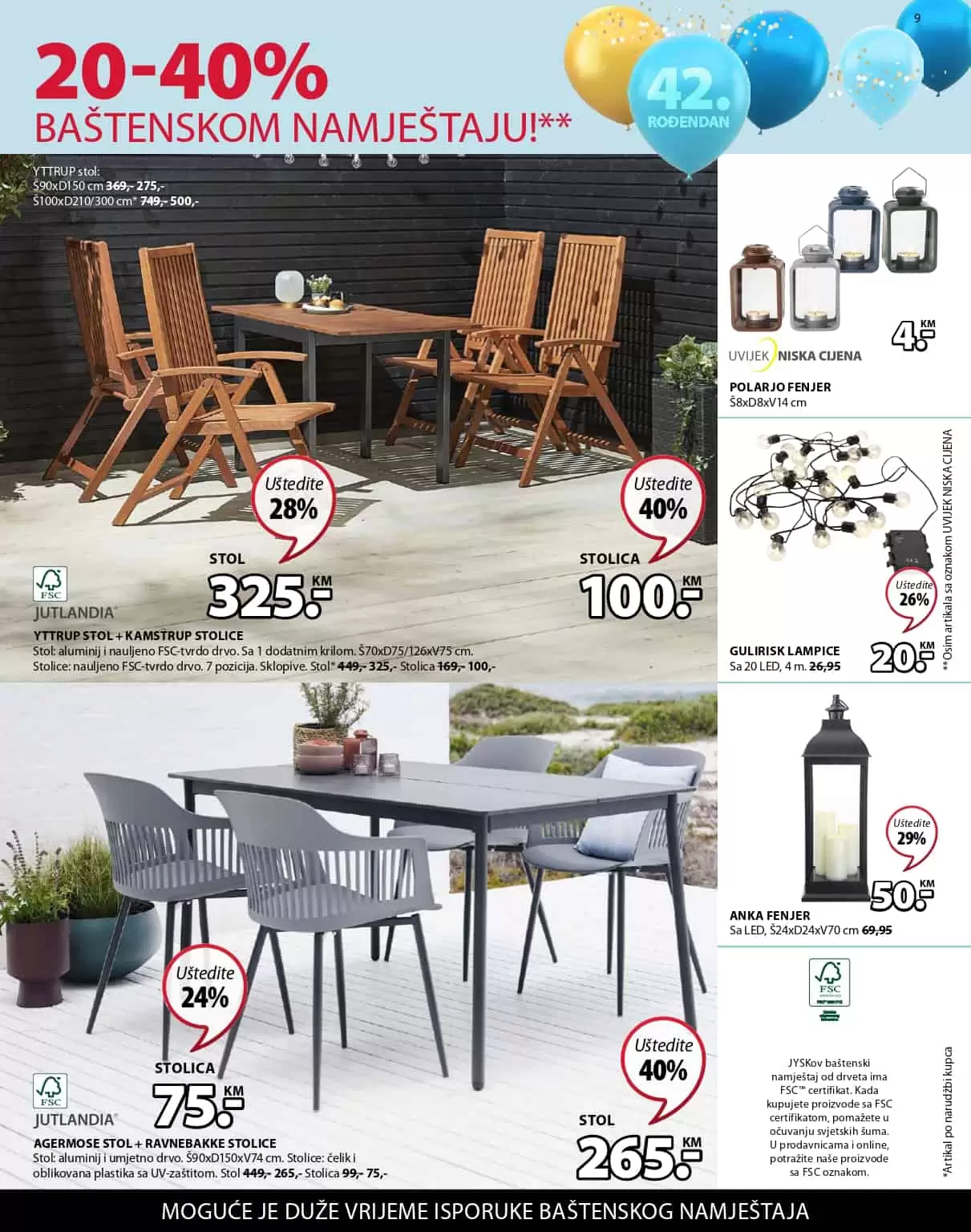 Jysk akcijski katalog. letak. snizeno. snizenje. popust. usteda. usteda novca.