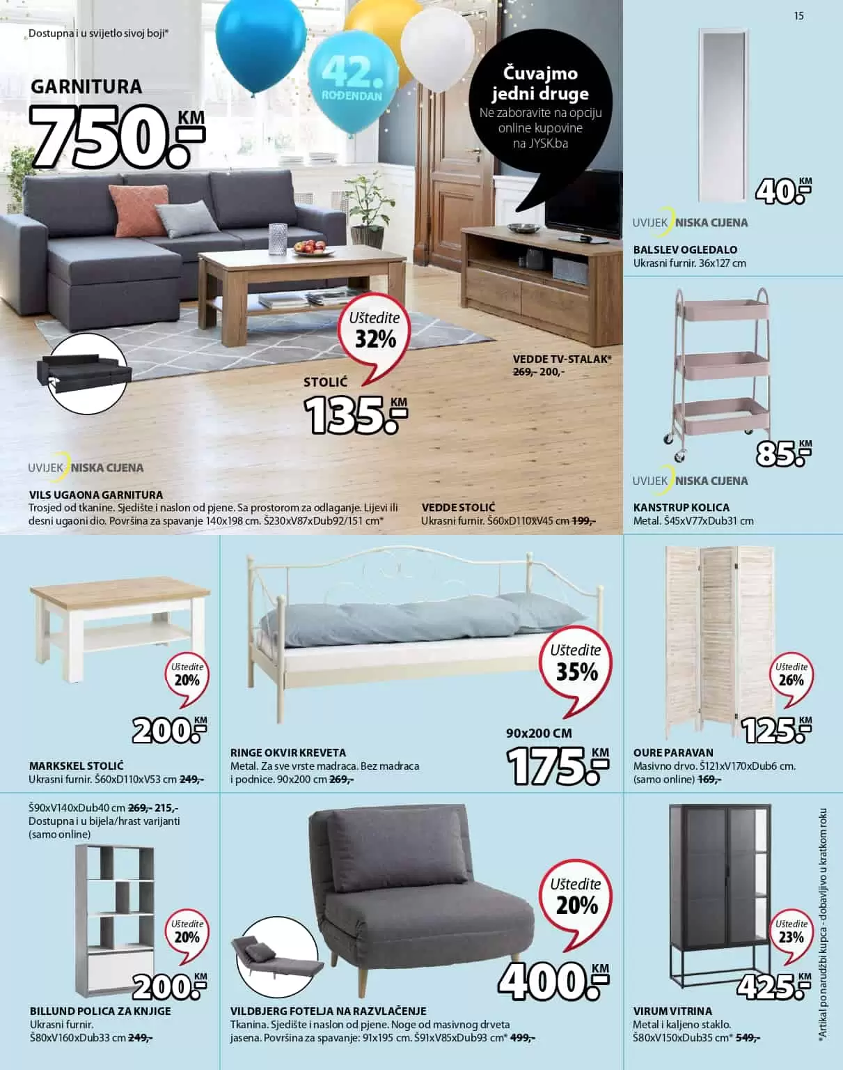 jysk akcijski katalog. snizenje. popust, korona virus. online kupovina.