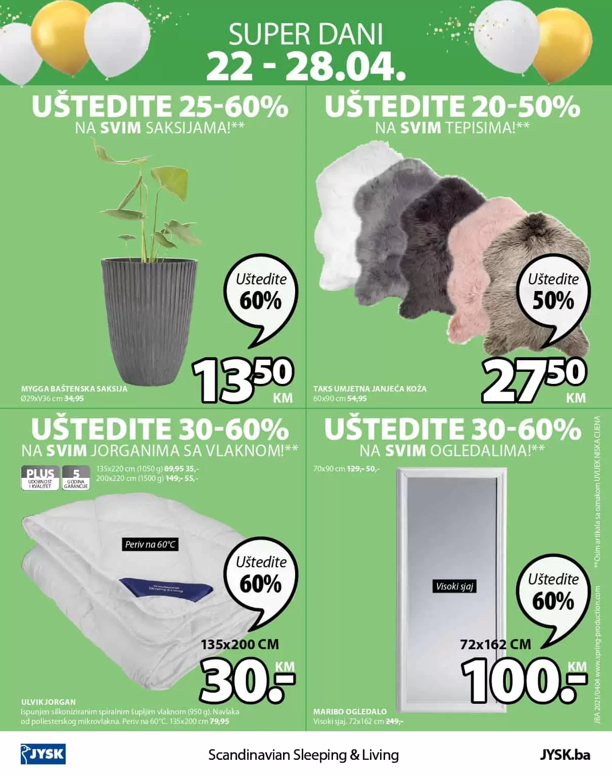 Jysk akcijski katalog. snizenje. akcija. popust. katalog.