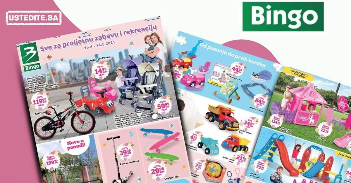 Bingo super ponuda! Proljetna zabava i rekreacija 16.04-14.05.2021. godine