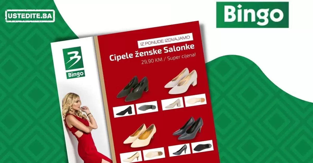 Bingo super akcija. bingo kljad dobrih cijena. snizeno. akcija. popust.