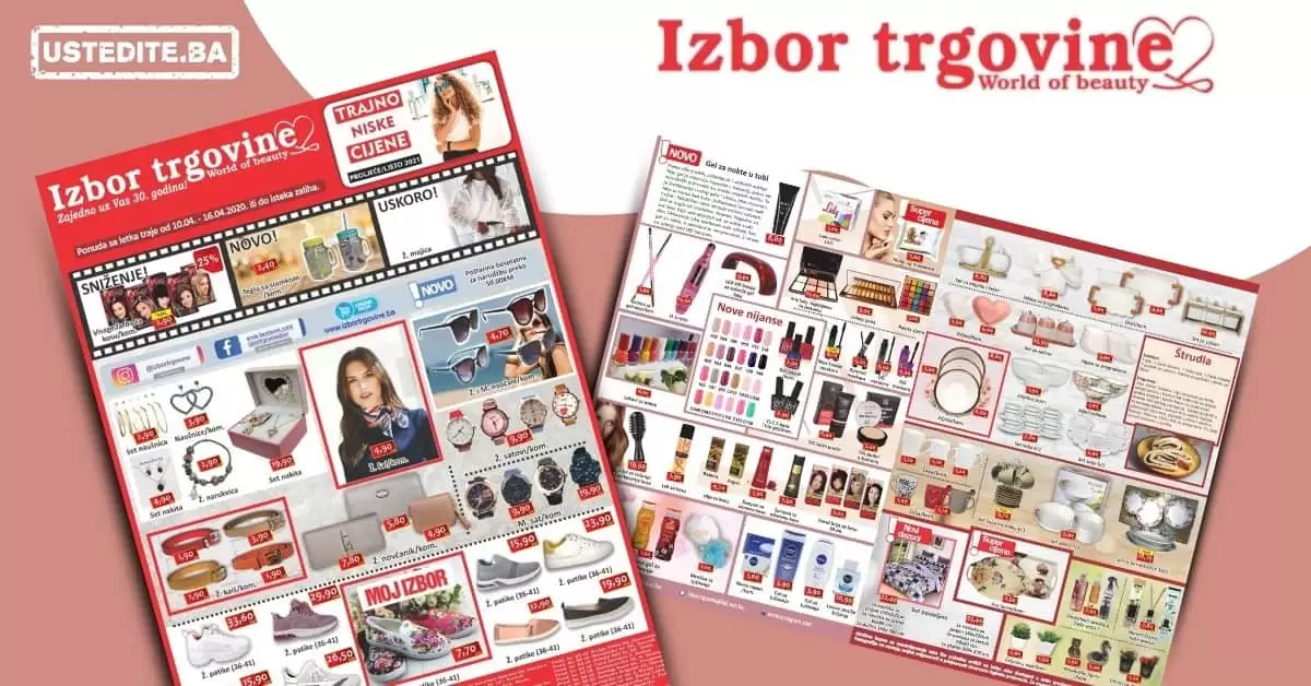 izbor trgovine akcijski katalog. snizenje. akcija. popust.