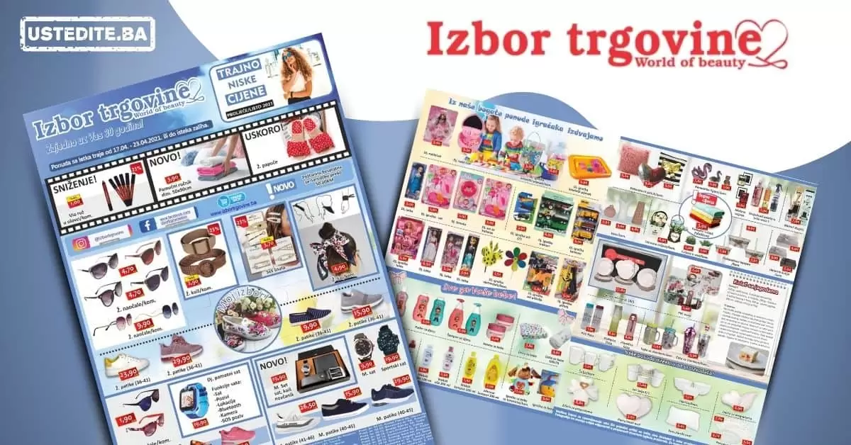 izbor trgovine katalog. izbor trgovine akcija. popust. snizeno. sarajevo. mostar . banja luka.