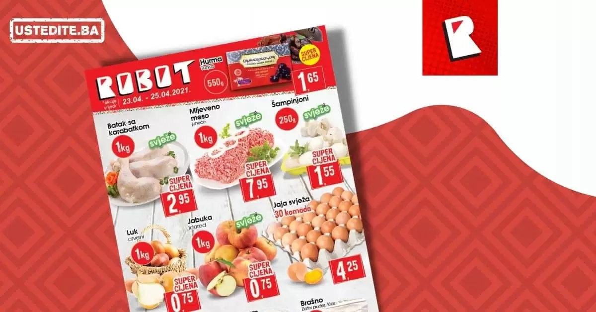 Robot akcijski katalog. robot katalog. kataloska akcija. snizenje. popust.