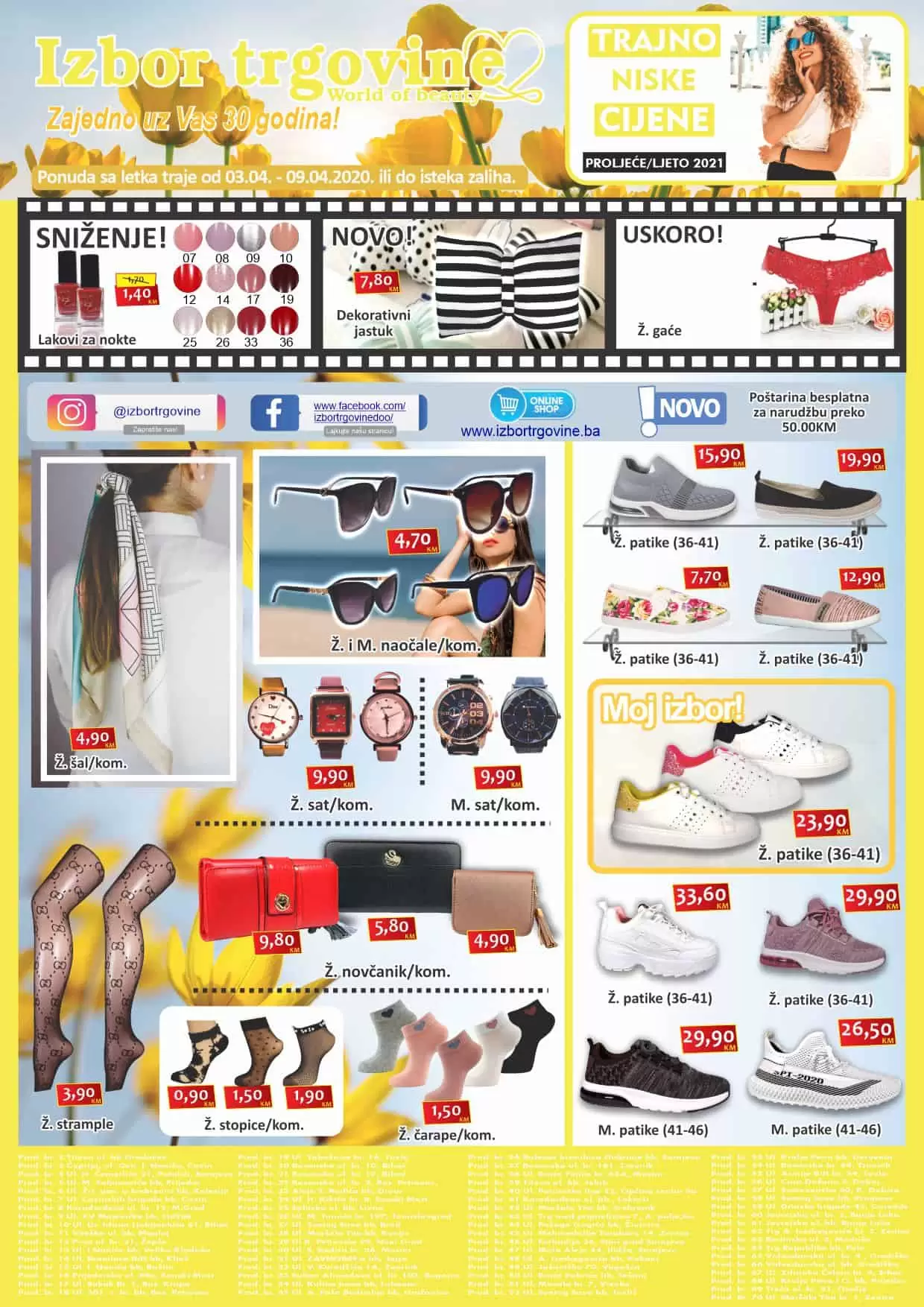 izbor trgovine akcijski katalog. snizenje. akcija. popust. 