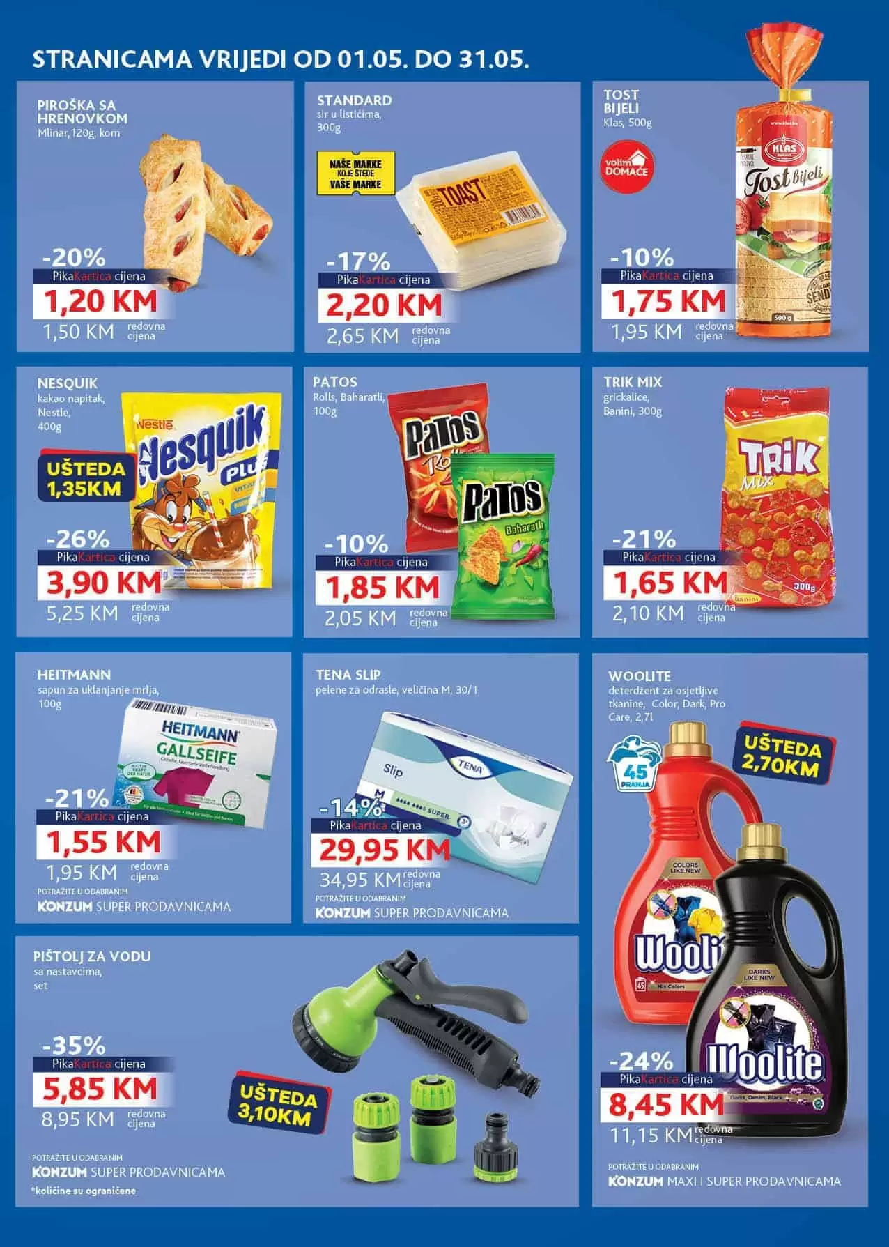 konzum. konzum kataloz. konzum snizenje. akcija. popust.