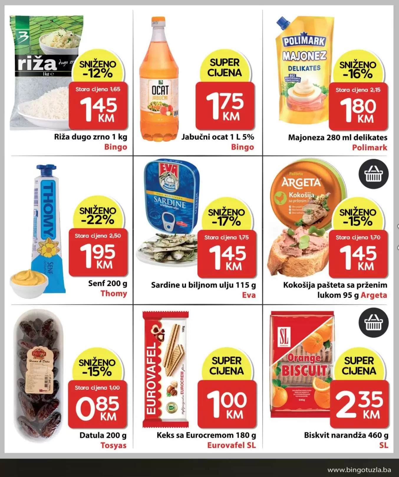bingo katalog. bingo snizenje. bingo ljetna ponuda.