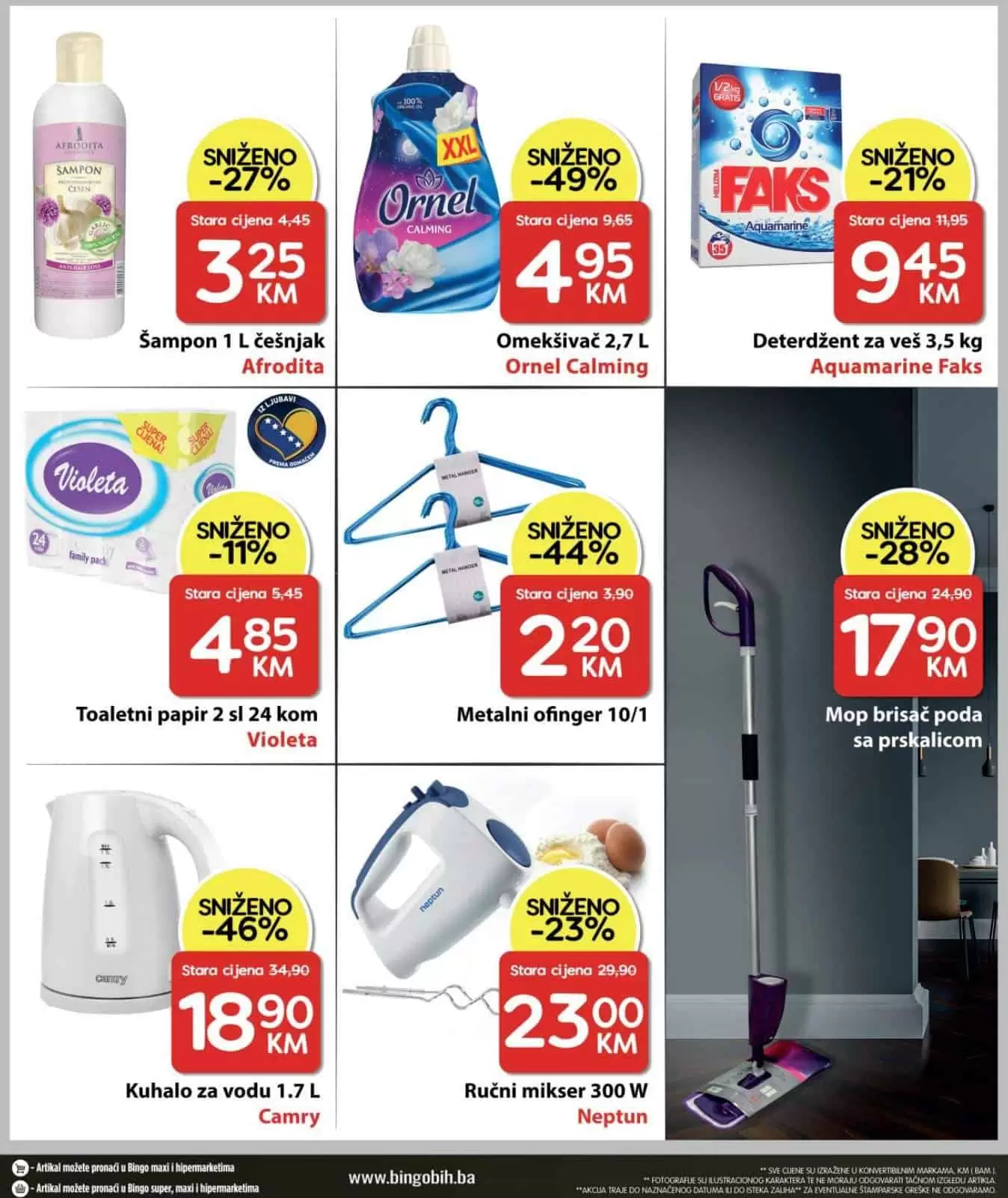 Bingo super akcija. bingo kljad dobrih cijena. snizeno. akcija. popust. 