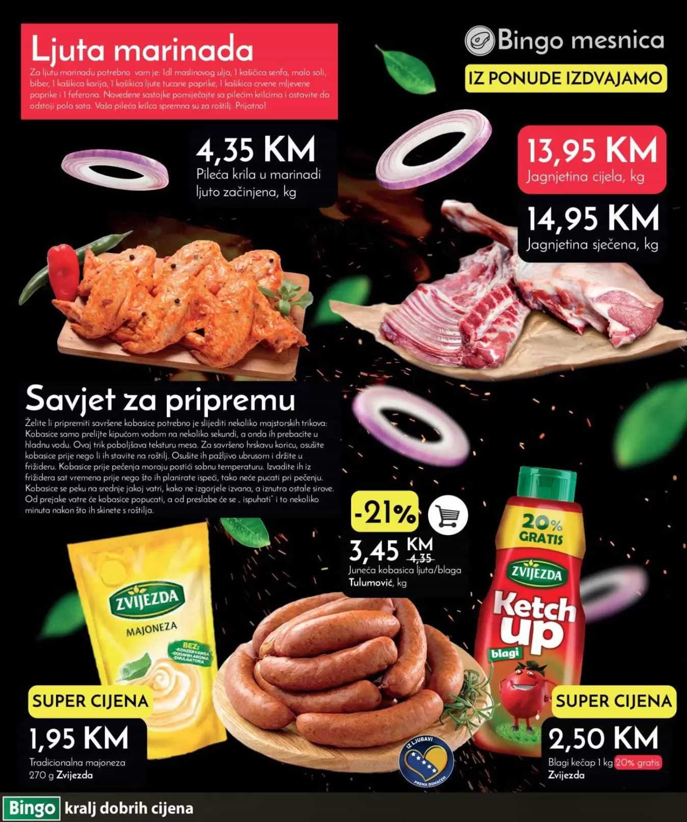 Bingo super akcija. bingo kljad dobrih cijena. snizeno. akcija. popust. 